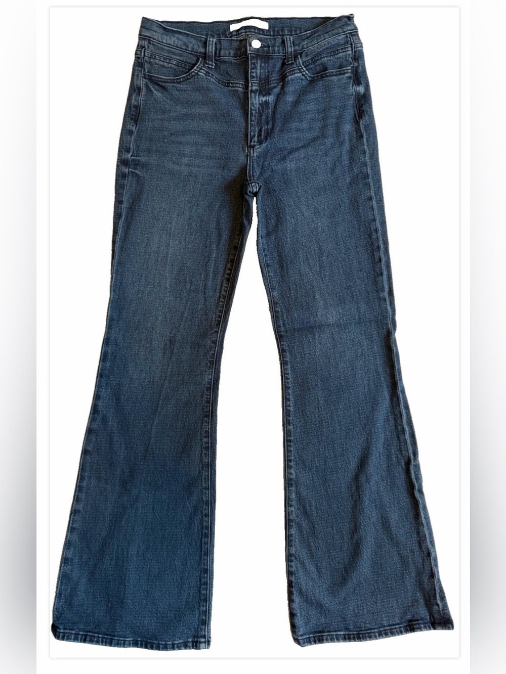 Joe’s Jeans The Simone High Rise Flare Jeans Size 31 Blue Denim